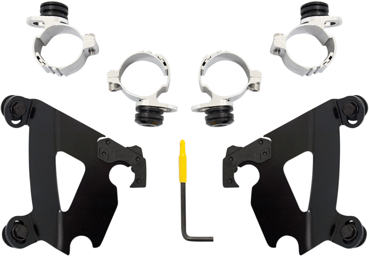 Memphis Shades Cafe Fairing & Black Mount Kit for 96-19 Harley Sportster XG XLC