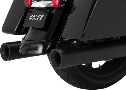 Vance & Hines Eliminator 400 Black 4" Mufflers 2017-2024 Harley Touring 46714