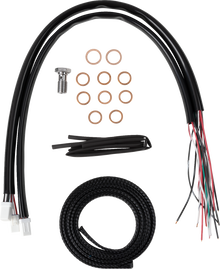 La Choppers Complete Stock Handlebar Black Cable Kit for 2023-26 Harley Touring