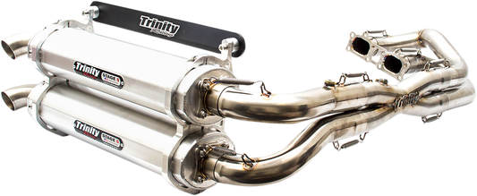 Trinity Racing Stage 5 UTV Exhaust System for 2014-2018 Polaris RZR XP 1000 4x4
