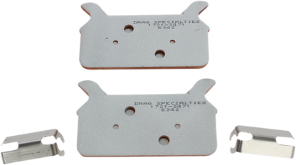 Drag Premium Sintered Metal Rear Brake Pads for 1986-1999 Harley Touring