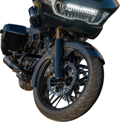 Arlen Ness Fat Wrapper 21" Carbon Fiber Front Fender for 2023-25 Harley Touring