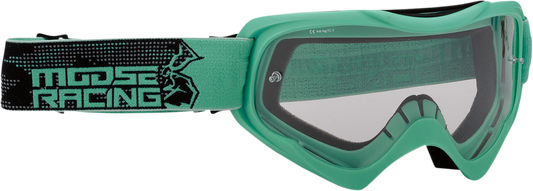 Moose Qualifier Agroid Mint Motorcycle Riding Dirt Bike Racing Goggles MX