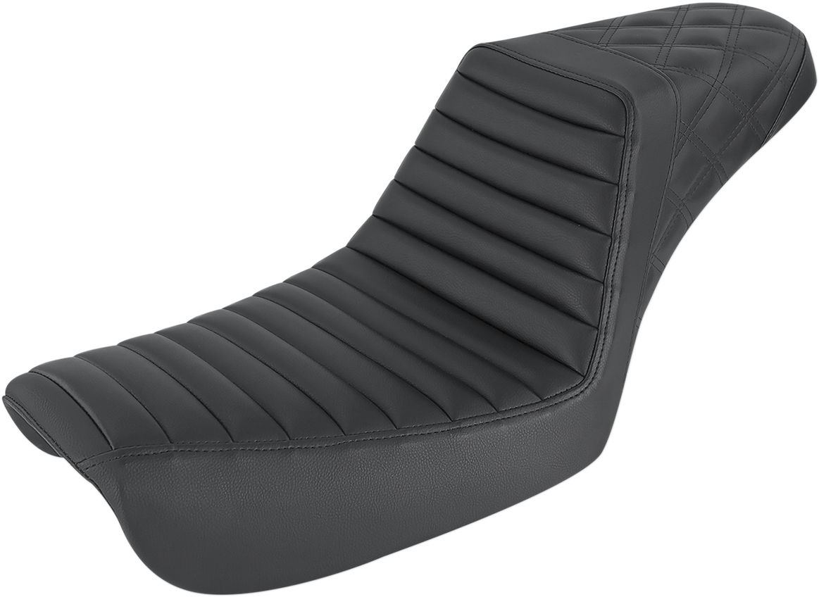 Saddlemen Step Up Tuck n Roll Seat 2004-2005 Harley Dyna Super Glide Low Rider