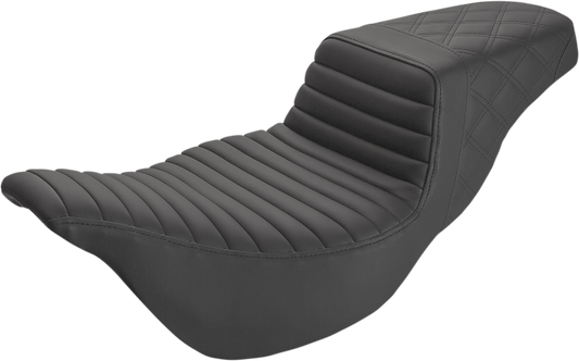 Saddlemen Black Step-Up Extended Reach Seat for 2008-2024 Harley Touring FLHX