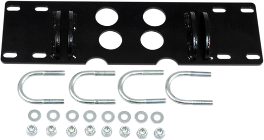 Moose Black Snow Plow Mounting Plate for 02-14 Arctic Cat Kawasaki Kymco