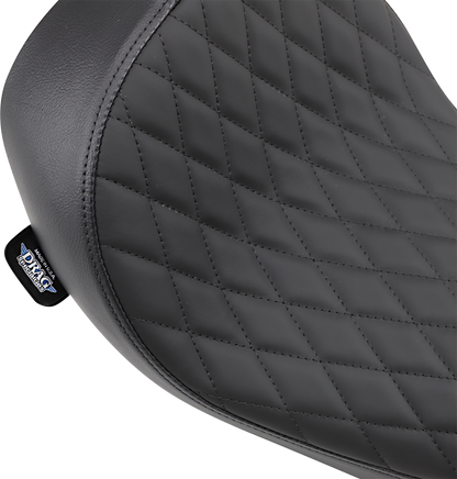 Drag Specialties Diamond Stitch Solo Seat for 2006-2017 Harley Dyna FXDL FXDB