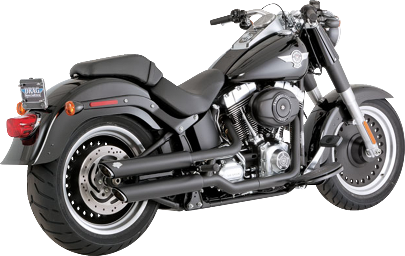 Vance & Hines Twin Slash 3" PCX Mufflers fits 2010-2017 Harley Softail Fat Boy