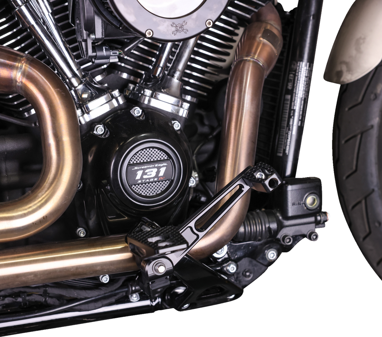 Thrashin Billet Black Brake Arm for 2018-2023 Harley Davidson Softail FXLR FXFB