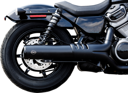 S&S 4-1/2" Grand National Slip-On Muffler for 2022-2023 Harley Nightster RH975