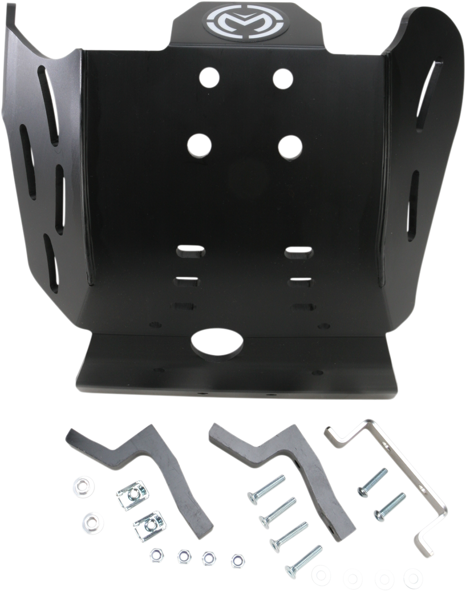 Moose Racing Black Poly Offroad Dirt Bike Pro Skid Plate 2005-2023 Yamaha YZ 125