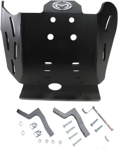 Moose Racing Black Poly Offroad Dirt Bike Pro Skid Plate 2005-2023 Yamaha YZ 125