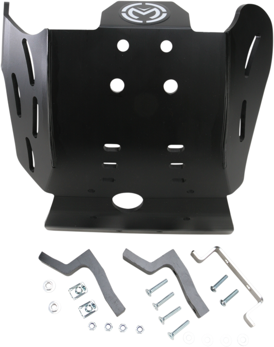 Moose Racing Black Poly Offroad Dirt Bike Pro Skid Plate 2005-2023 Yamaha YZ 125