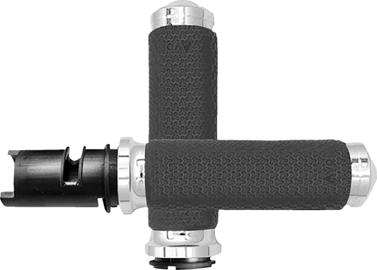 Avon Memory Foam Chrome TBW Handlebar Grips fit 2023-2025 Harley Touring Softail