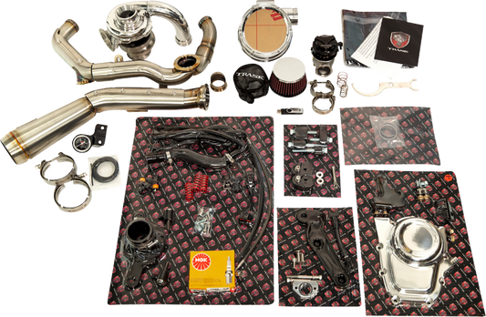 Trask  Brushed Tornado Turbo Performance Kit for 2017-2023 Harley Davidson M8