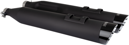 Vance & Hines Razorback 450 Black Slip On Mufflers for 2017-2025 Harley Touring