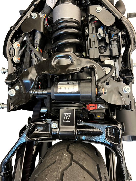 Kodlin USA Black Rear Shock Lift fits 2018-2024 Harley Softail Heritage Fat Bob