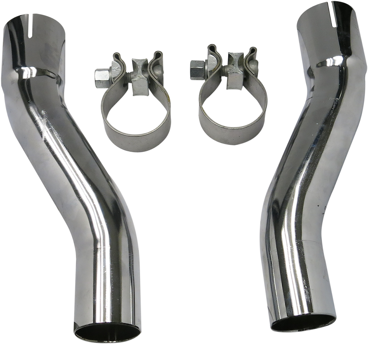Bassani Chrome Exhaust Muffler Adapter Kit 2009-2016 Harley Trike FLHX FLHTCUTG