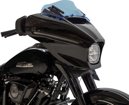 Klock Werks Kolor Flare 6.5" Blue Ice Windshield 2023-2025 Harley Street Glide