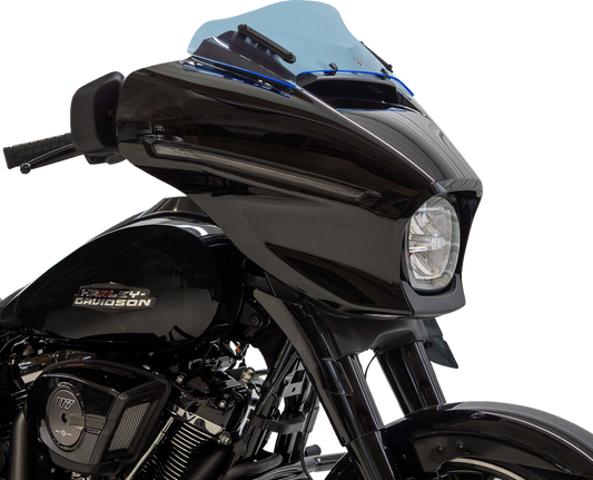 Klock Werks Kolor Flare 6.5" Blue Ice Windshield 2023-2025 Harley Street Glide