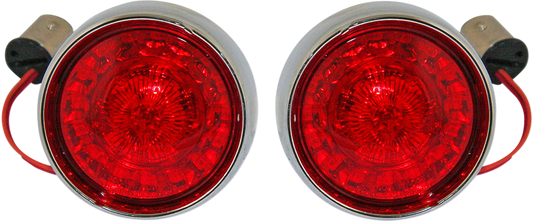 Custom Dynamics Probeam 1157 Red Rear LED Turn Signal Inserts 2007-2024 Harley