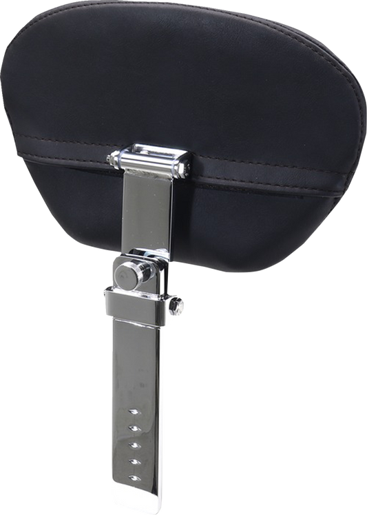 Mustang Deluxe Tour Black Diamond Driver Backrest for 2023-2026 Harley Touring
