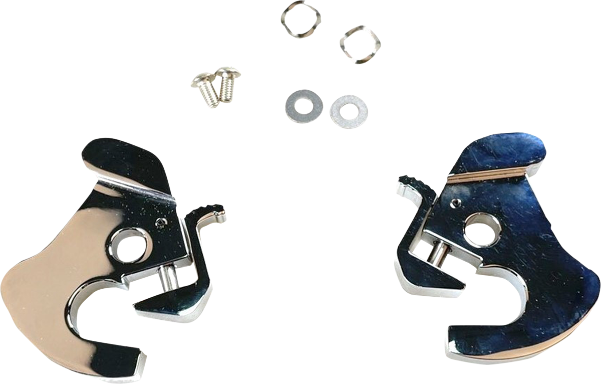 Drag Specialties Detachable Sissy Bar Sideplate Latch Kit for Harley Davidson