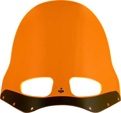 Klock Werks 15" Flare Orange Ice Road Warrior Fairing Motorcycle Windshield