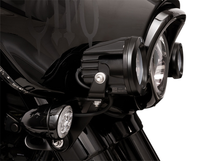 Ciro Tac-10 Cannons Motorcycle Spotlights 2014-2024 Harley Touring FLHX FLHXS