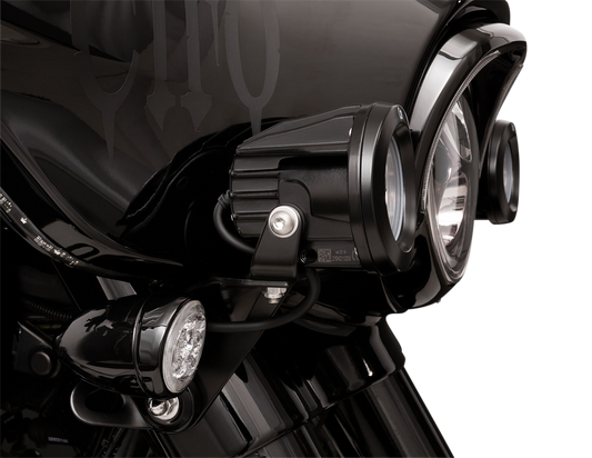 Ciro Tac-10 Cannons Motorcycle Spotlights 2014-2024 Harley Touring FLHX FLHXS