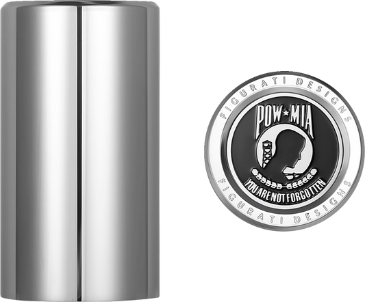 Figurati Designs POW-MIA Black Long Magnetic Docking Hardware Covers for Harley
