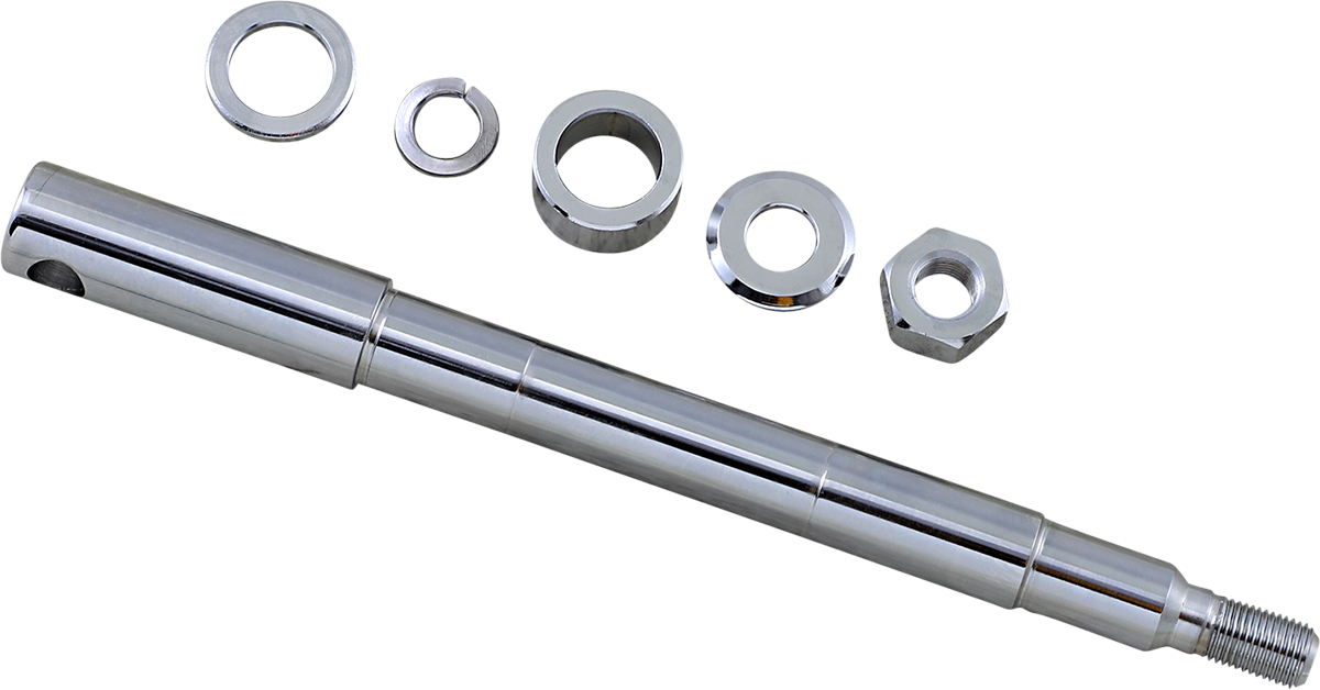 Drag Specialties Chrome Steel Front Axle fits 1987-1999 Harley Dyna Sportster