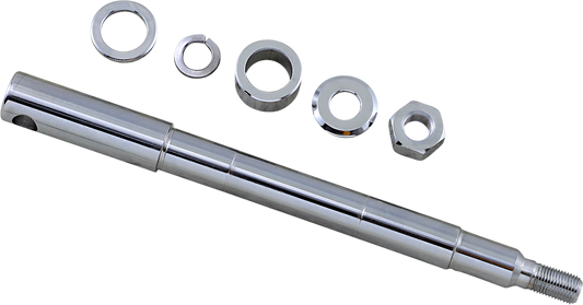Drag Specialties Chrome Steel Front Axle fits 1987-1999 Harley Dyna Sportster