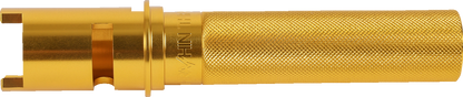 Thrashin Knurled Gold Gen 2 TBW 1" Throttle Tube for 2023-2024 Harley Touring