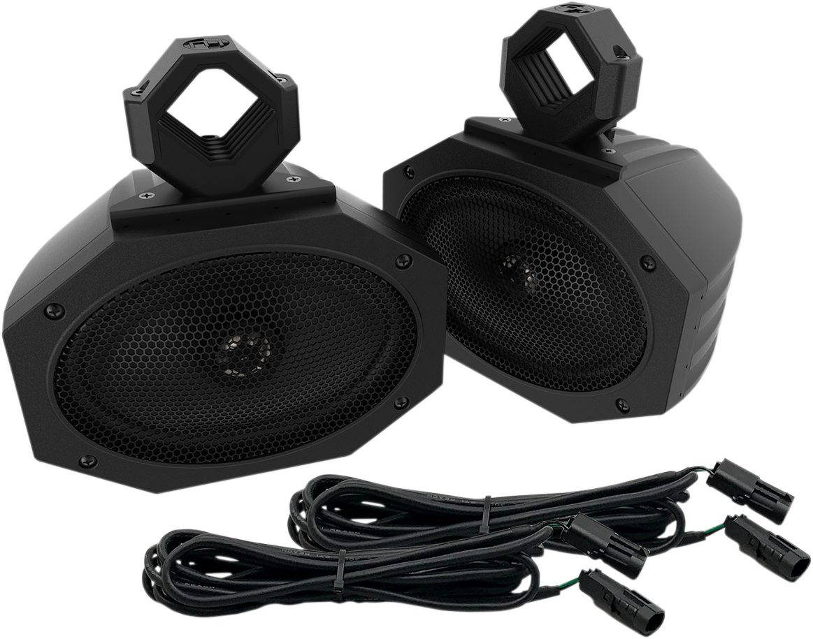 Metrix Black Universal Offroad UTV Side by Side Element 100w Speaker Kit