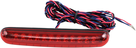 Custom Dynamics Red Led Universal Motorcycle Light Bar fits Harley Davidson