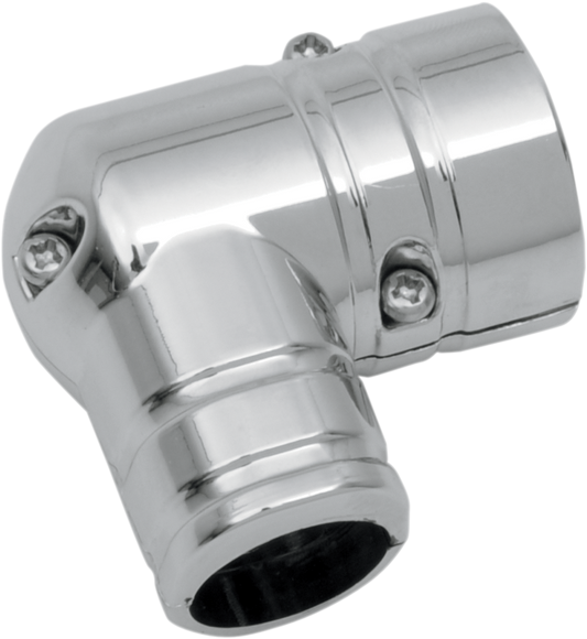 Drag Specialties Chrome Fuel Line Fitting Cover 2002-2021 Harley Dyna Touring