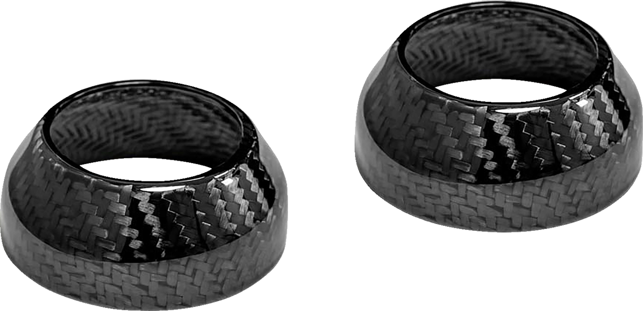 Saddlemen 39MM Carbon Fiber Gloss Fork Covers fits 1988-22 Harley Sportster Dyna