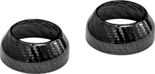 Saddlemen 39MM Carbon Fiber Gloss Fork Covers fits 1988-22 Harley Sportster Dyna