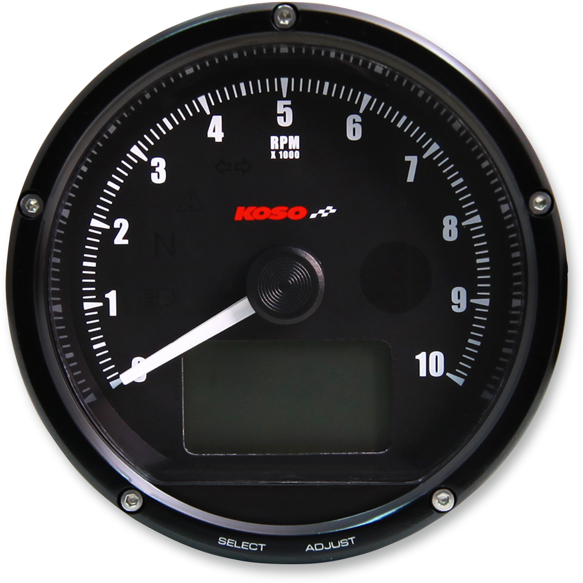 Koso TNT-01R Universal 3" Electronic Motorcycle Speedometer Tachometer Gauge Kit
