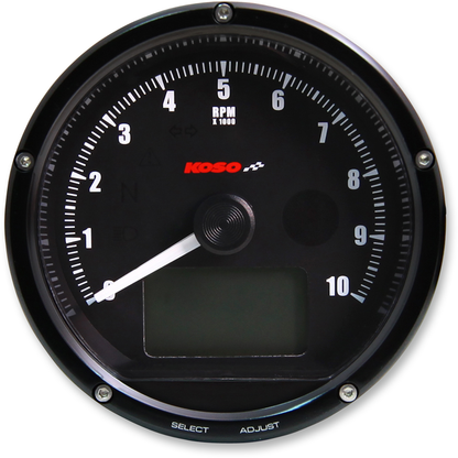 Koso TNT-01R Universal 3" Electronic Motorcycle Speedometer Tachometer Gauge Kit