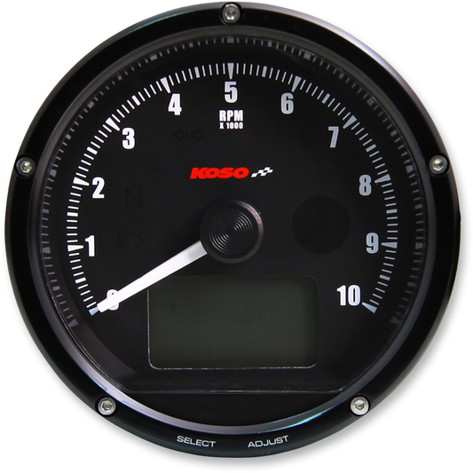 Koso TNT-01R Universal 3" Electronic Motorcycle Speedometer Tachometer Gauge Kit