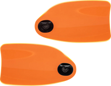 Klock Werks Flare Orange Ice Hand Guards for 2002-2025 Harley Hydraulic Clutch