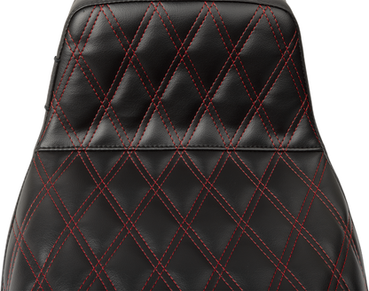Le Pera Tailwhip Red Diamond Seat fits 2023-2025 Harley Road Street Glide CVO