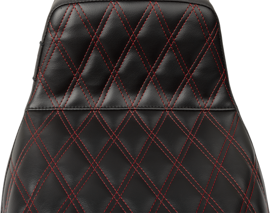 Le Pera Tailwhip Red Diamond Seat fits 2023-2025 Harley Road Street Glide CVO