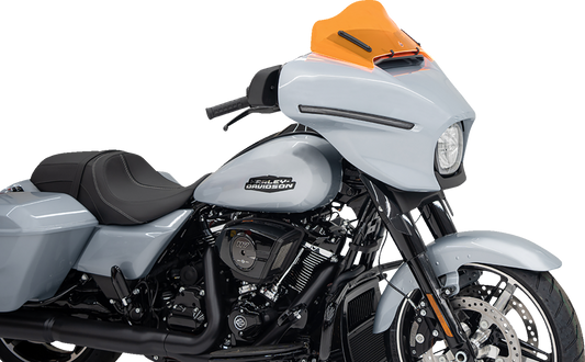 Klock Werks Kolor Flare 8" Orange Ice Windshield for 2023-25 Harley Street Glide