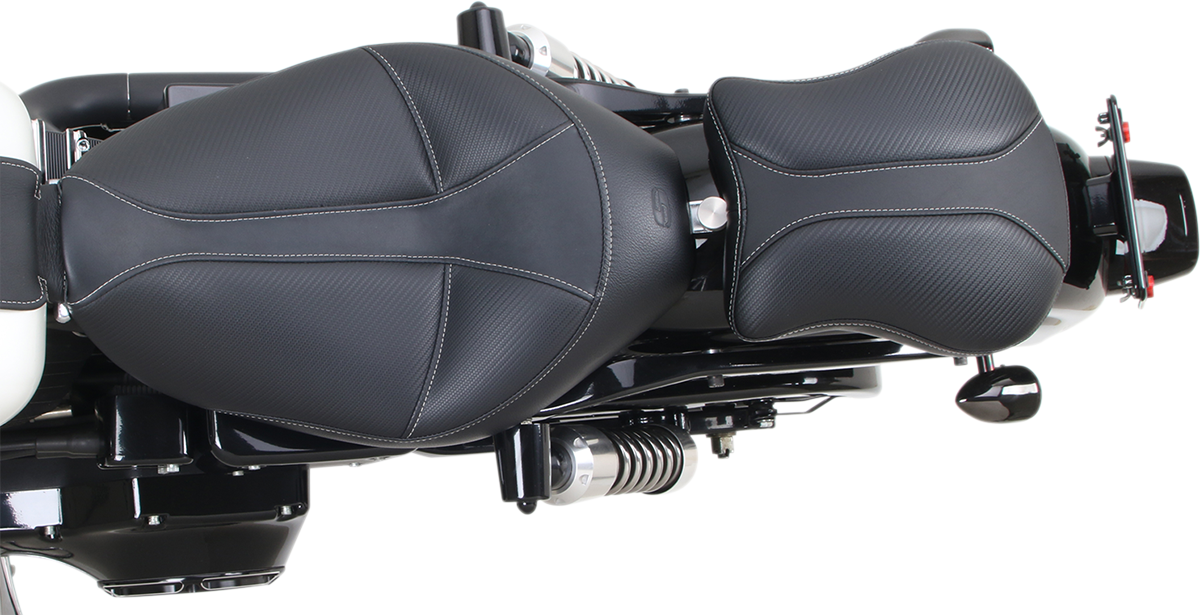 Saddlemen 9" Detachable Rear Pillion Pad Sear for Harley Davidson