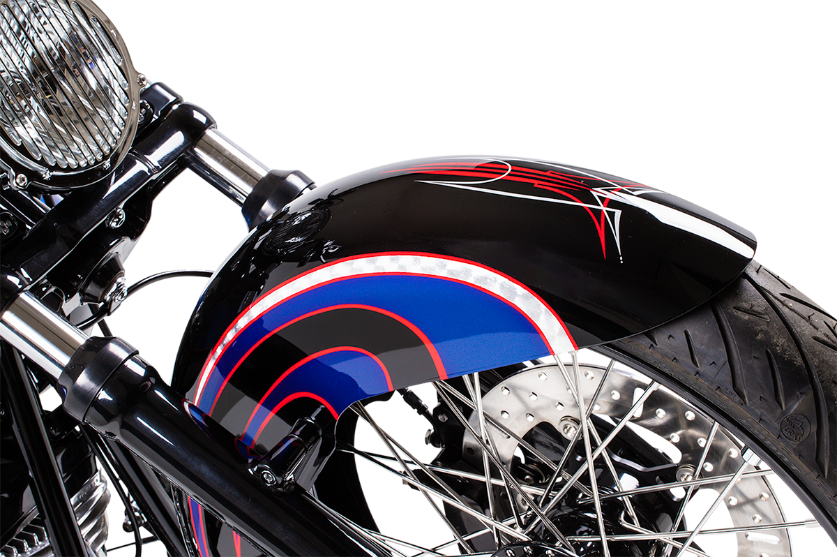 Russ Wernimont Flat Back Front Fender for 21" Wheel 2014-2021 Harley Touring