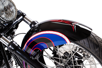 Russ Wernimont Flat Back Front Fender for 21" Wheel 2014-2021 Harley Touring