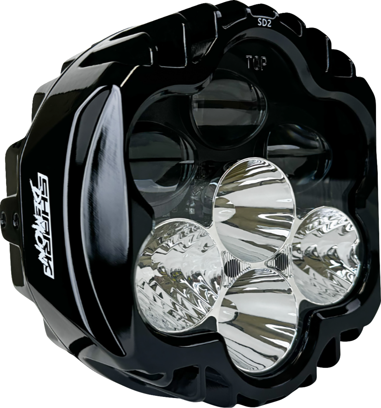 Custom Dynamics Shark Demon Pedestal Mount Performance LED Headlight Kit